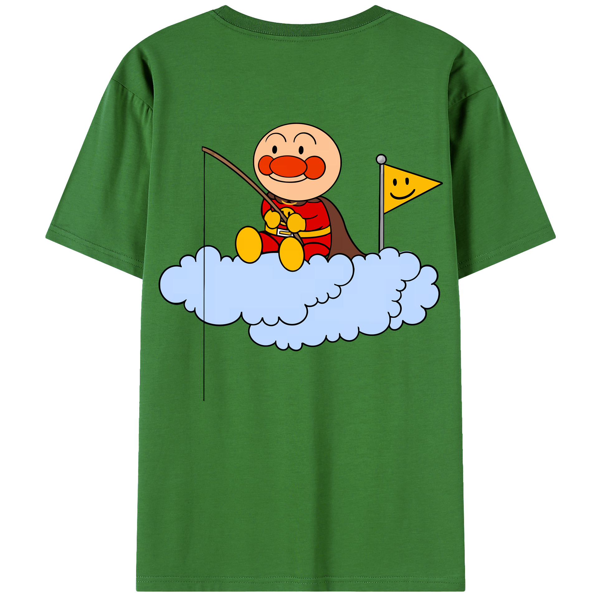 （画像用） アンパンマン Anpanman レディース半袖Tシャツ(バックプリント)